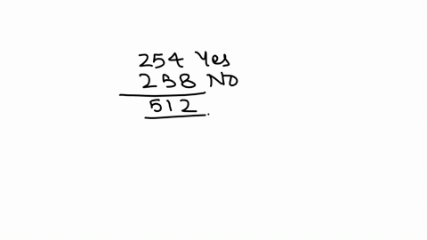 a-group-of-people-were-asked-if-they-had-run-a-red-light-in-the-last-year-254-responded-yes-and-258-responded-no-find-the-probability-that-if-a-person-is-chosen-at-random-they-have-run-a-red-90269