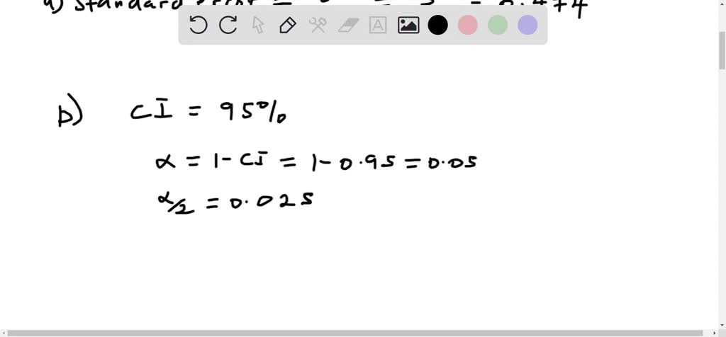 solved-simple-random-sample-of-40-items-resulted-in-sample-mean-of-15-the-population-standard