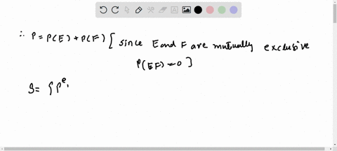 let-e-and-f-be-mutually-exclusive-events-in-the-sample-space-of-an-experiment-suppose-that-the-exper-46744