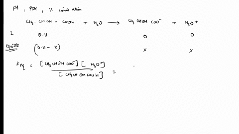 muscles-produce-lactic-acid-ch3chohcoohaq-during-exercise-calculate-the-percent-ionization-deprotonation-ph-and-poh-of-a-01141-m-solution-of-lactic-acid-the-aciddissociation-or-ionization-co-43503