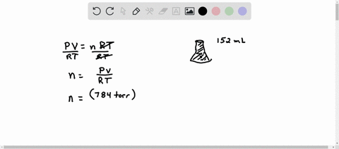 a-125-ml-erlenmeyer-flask-has-a-measured-volume-of-152-ml-a-0188-g-sample-of-an-unknown-vapor-occupies-the-flask-at-987o-c-and-pressure-of-784-torr-assume-ideal-gas-behavior-ahow-many-moles-21563