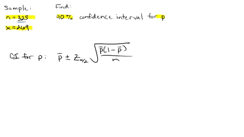 in-a-random-sample-of-325-students-at-a-university-269-stated-that-they-were-nonsmokers-based-on-this-sample-compute-a-90-confidence-interval-for-the-proportion-of-all-students-at-the-univer-65144