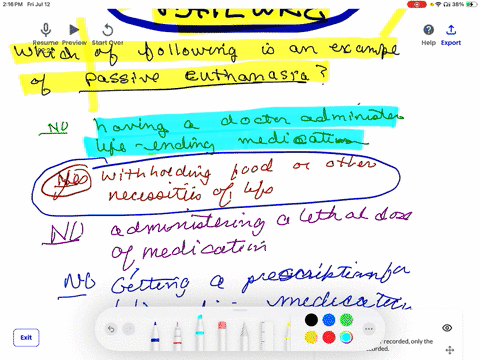 which-of-the-following-is-an-example-of-passive-euthanasia-having-a-doctor-administer-life-ending-medication-withholding-food-or-other-necessities-for-life-administering-a-lethal-dose-of-medication-ge