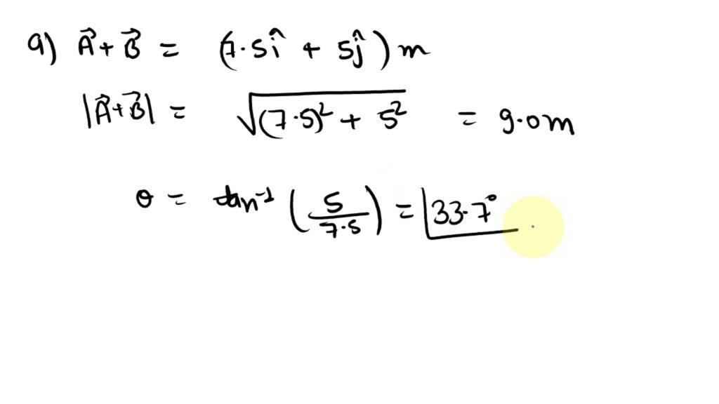 For The Vectors A⃗ And B⃗ In Fig. E1.22, Use A Scale Drawing To Find ...