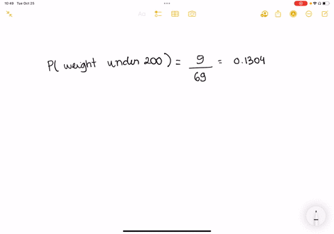 information-on-the-weights-and-years-of-experience-for-football-team-was-obtained-the-given-contingency-table-provides-cross-classification-of-those-data_-compute-the-following-conditional-p-03735