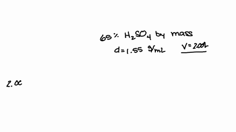 a-concentrated-sulfuric-acid-solution-used-in-a-car-battery-is-650-h2so4-by-mass-and-has-a-density-of-155-gml-at-20c-what-is-the-mass-of-200-l-of-the-concentrated-sulfuric-acid-solution-give-83516