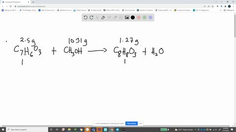 methyl-salicylate-oil-of-wintergreen-is-prepared-by-heating-salicylic-acid-cho-with-methanol-czho-choh-cho-ho-in-an-experiment-25-g-of-salicylic-acid-is-reacted-with-1031-g-of-methanol-the-y-59686