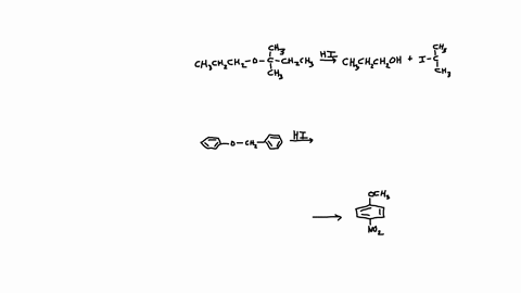 write-the-products-formed-when-the-following-ethers-are-heated-with-hi-44565