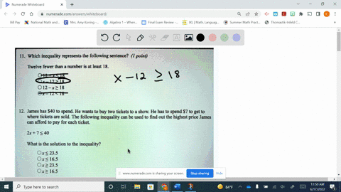please-help-algebra-2-11-which-inequality-represents-the-following-sentence-1-point-twelve-fewer-than-a-number-is-at-least-18-012x-18-ox-12218-012-218-ox-12-18-12-james-has-s40-to-spend-he-w-52668