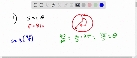 WA #6 Arc Length; Linear and Angular Speed 1. Solve the...