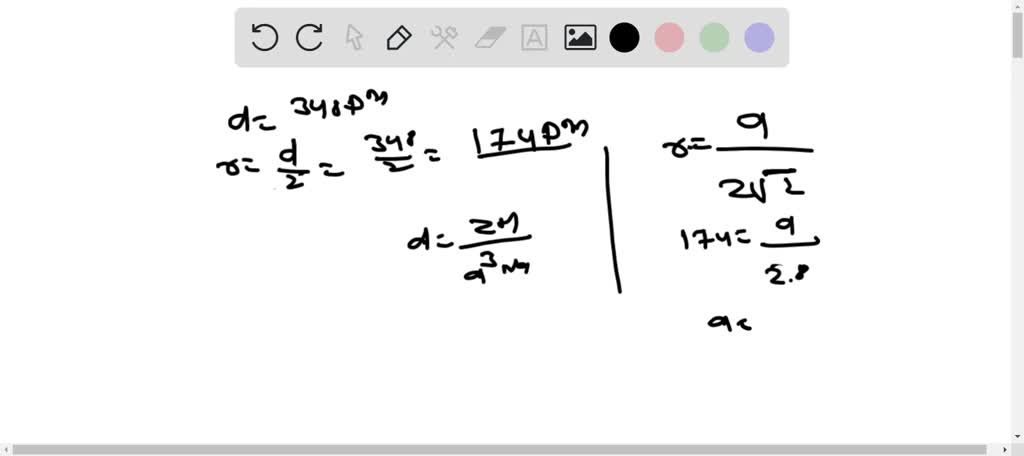 SOLVED: Lead forms face-centered cubic lattice and a lead atom is 348 ...