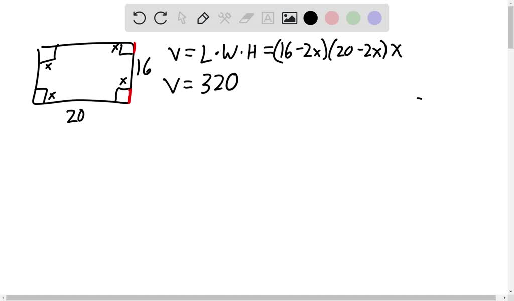 SOLVED: 10. You are planning to make an open rectangular box from 16-in ...