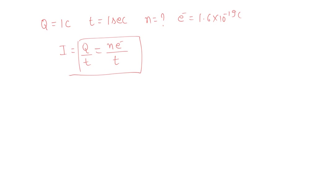 Solved calculate the number of electrons constituting one coulomb of