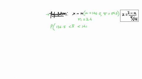 a-population-of-values-has-a-normal-distribution-with-mu-1465-and-sigma-543-you-intend-to-draw-a-random-sample-of-size-n-24-find-the-probability-that-a-sample-of-size-n-24-is-randomly-select-95644