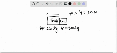 a-1300-kgkg-car-is-pushing-an-out-of-gear-2200-kgkg-truck-that-has-a-dead-battery-when-the-driver-steps-on-the-accelerator-the-drive-wheels-of-the-car-push-horizontally-against-the-ground-wi-13773