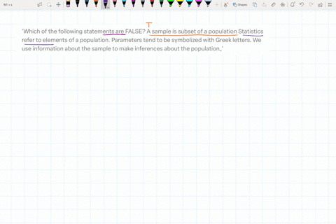 which-of-the-following-statements-are-false-a-sample-is-subset-of-a-population-statistics-refer-to-elements-of-a-population-parameters-tend-to-be-symbolized-with-greek-letters-we-use-informa-96829