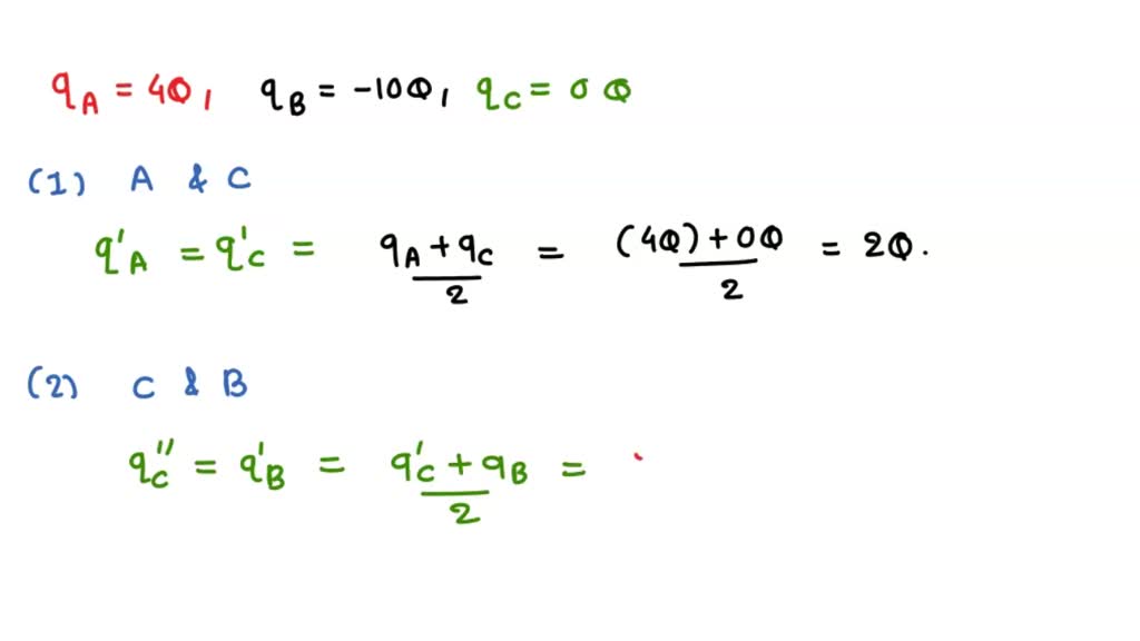 SOLVED: 26. Two identical metallic spherical shells A and B having ...