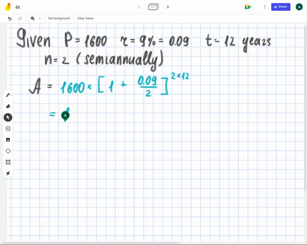 SOLVED Calculate the compound amount. Use the compound amount formula