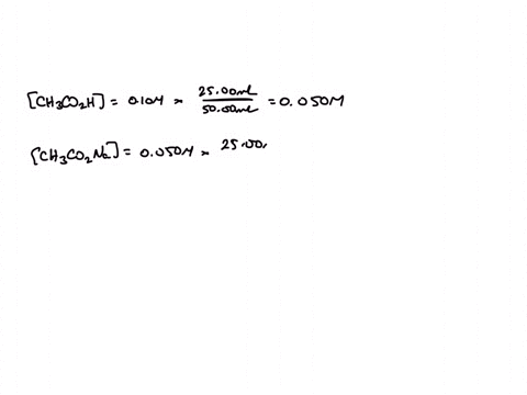 what-is-the-ph-of-solution-prepared-by-mixing-2500-ml-of-010-m-ch3cozh-with-2500-ml-of-0050-m-ch3cozna-assume-that-the-volume-of-the-solutions-are-additive-and-that-ka-18-10-5-for-chcozh-505-01316