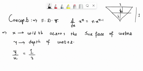 a-trough-is-10-ft-long-and-its-ends-have-the-shape-of-isosceles-triangles-that-are-3-ft-across-at-the-top-and-have-height-of-ft-if-the-trough-is-being-filled-with-water-at-rate-of-12-ft-min-36628