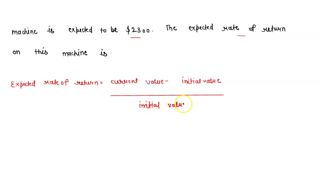 SOLVED: Assume a machine that has a useful life of only one year costs ...