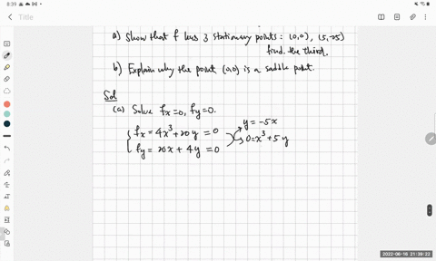 consider-the-surface-fxy-x4-20xy-2y2-_-a-show-that-fxy-has-three-stationary-points-one-where-x-0-andy-0-another-where-x-5-and-y-25and-a-third-whose-x-and-y-values-you-should-find-and-state_-79424