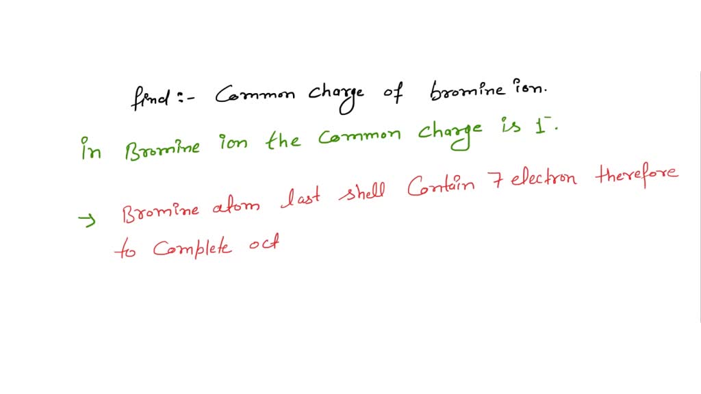 Ion Charge Of Bromine at robertkgeiger blog