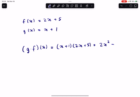 suppose-that-the-functions-f-and-g-are-defined-for-all-real-numbers-x-as-follows-fx2x5-gxx1-write-the-expressions-for-gfx-and-gfx-and-evaluate-g-f-1-gfx-gfx-g-f-1