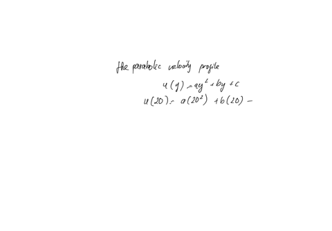 6-if-the-velocity-profile-over-a-flat-plate-is-parabolic-with-a-vortex-20-cm-from-the-platewhere-the-velocity-is-120-cms-calculate-the-velocity-gradient-and-shear-stress-at-a-distance-of-010-72217