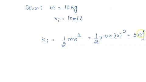 a-block-of-mass-10-kg-moving-in-x-direction-with-a-constant-speed-of-10-ms-1-is-subjected-to-a-retarding-force-f-01x-jm-during-its-travel-from-x-20-m-to-30-m-its-final-ke-will-be-2