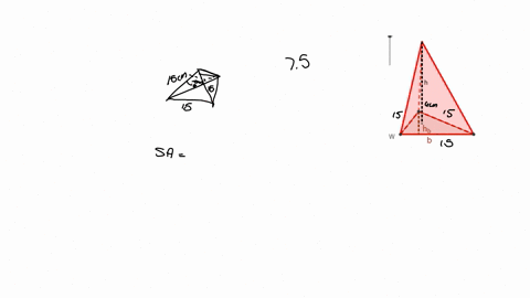 a-regular-triangular-pyramid-has-slant-height-6-cm-and-base-edges-of-length-15-cm-find-volume-and-surface-area-27826