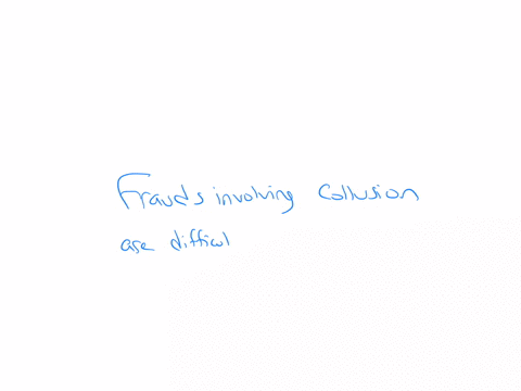 which-of-the-following-statements-is-correct-with-regard-to-collusion-1-point-collusion-is-not-an-aspect-of-opportunity-collusion-is-involved-in-almost-all-frauds-collusion-is-seldom-respons-09235