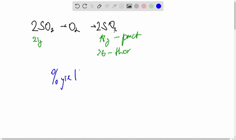 sulfur-trioxide-so3-is-made-from-the-oxidation-of-so2-and-the-reaction-is-represented-by-the-equation-2so2-o2-2so3-a-21-g-sample-of-so2-gives-18-g-of-so3-if-the-theoretical-yield-is-26-g-cal-63319