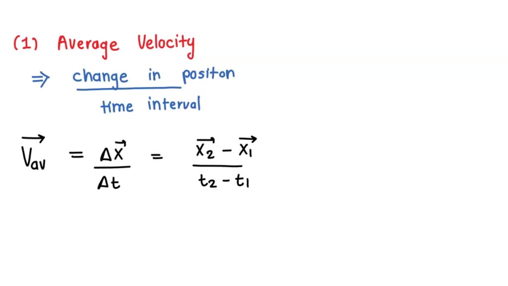 SOLVED: What are differences and similarities between average speed and ...