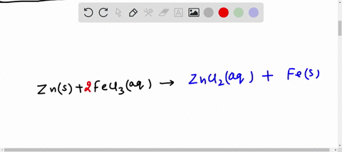 zinc-is-added-to-an-aqueous-solution-of-ironiiichloride-write-a-balanced-chemical-equation-for-the-reaction-indicate-which-metal-is-oxidized-and-which-is-reduced-03243