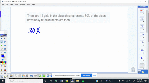 there-are-16-girls-in-the-class-this-represents-80-of-the-class-how-many-total-students-are-there-98537