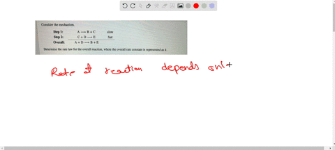 consider-the-mechanism-step-1-a-ay-b-c-slow-step-2-c-d-ay-e-fast-overall-a-day-b-e-determine-the-rate-law-for-the-overall-reaction-where-the-overall-rate-constant-is-represented-as-rate