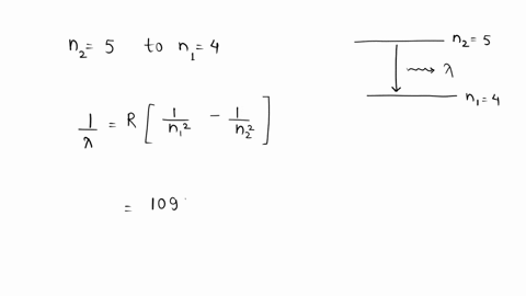 what-is-the-wavelength-of-the-photons-emitted-by-hydrogen-atoms-when-they-undergo-n-5-to-n-4-transitions-66827
