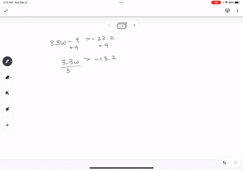 which-number-line-best-represents-the-solution-to-the-inequality-33-w-9-222-77347