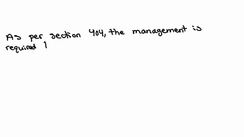 the-report-on-internal-control-required-by-the-sarbanes-oxley-act-of-2002-may-be-prepared-by-either-management-or-the-company-auditors-true-or-false