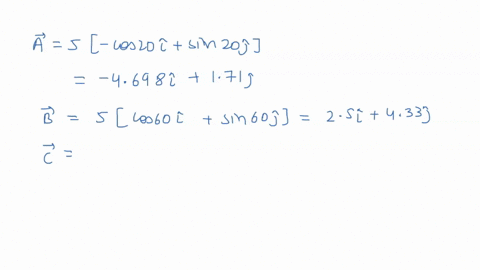 the-three-displacement-vectors-in-the-drawing-have-magnitudes-of-a-500-m-b-500-m-and-c-400-m-find-the-resultant-magnitude-and-directional-angle-of-three-vectors-by-mean-of-the-component-meth-47445