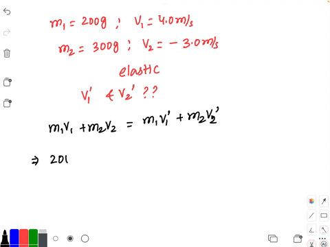 a-200-g-ball-moving-to-the-right-at-40-ms-collides-head-on-with-a-300-g-ball-that-is-moving-to-the-left-at-30-ms-if-the-collision-is-perfectly-elastic-what-are-the-speed-and-direction-of-eac-04307