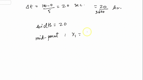 the-velocity-of-a-car-was-read-from-its-speedometer-at-10-second-intervals-and-recorded-in-the-table-use-the-midpoint-rule-to-estimate-the-distance-traveled-by-the-car-use-the-midpoint-rule-43815