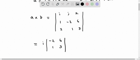 compute-a-x-b-where-a-i-2j-6k-b-2i-j-3k-write-your-solution-using-the-standard-basis-vectors-i-j-and-k-use-symbolic-notation-and-fractions-where-needed_-a-x-b-43747