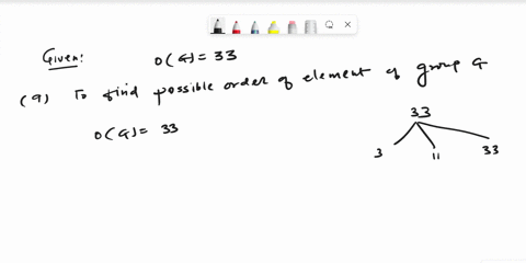 let-g-be-a-group-of-order-33_-a-what-are-the-possible-orders-of-elements-in-g-prove-that-g-must-have-at-least-one-element-of-order-3-07966