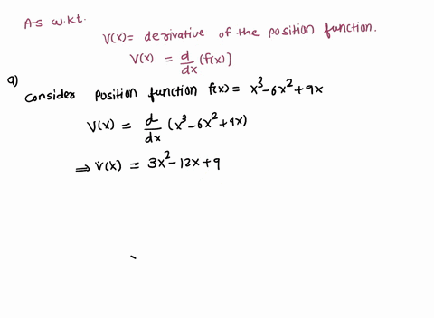 an-object-moves-along-the-y-axis-marked-in-feet-so-that-its-position-at-time-x-in-second-is-fx-x3-6x29x-a-find-the-instantaneous-velocity-fonction-v-b-find-the-velocity-at-x2-and-x5-seconds-3612