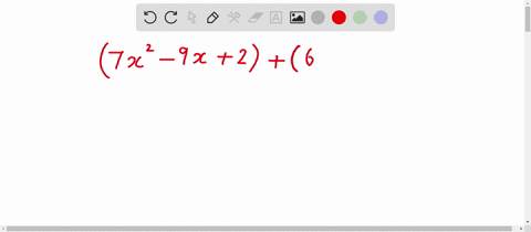 in-the-following-exercises-add-or-subtract-the-polynomials-left7-x2-9-x2rightleft6-x2-4-x3right-07133