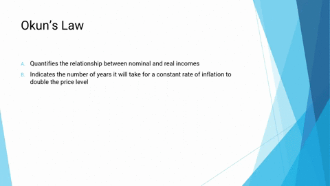 okuns-law-a-quantifies-the-relationship-between-nominal-and-real-incomesb-indicates-the-number-of-years-it-will-take-for-a-constant-rate-of-inflation-to-double-the-price-level-c-measures-the-61428
