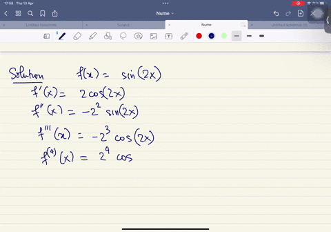 find-the-taylor-series-for-fx-centered-at-the-given-value-of-a-assume-that-f-has-a-power-series-expansion-do-not-show-that-rnx-0-fx-sin2x-a-fx-n-0-find-the-associated-radius-of-convergence-r-93144