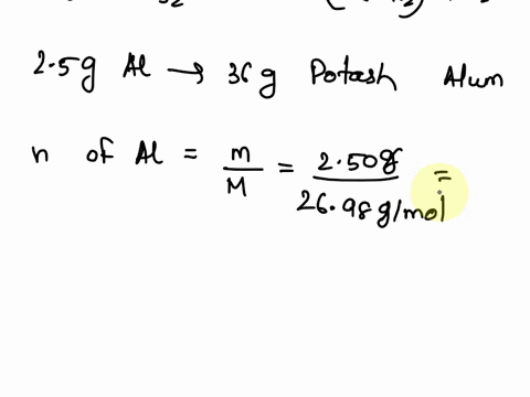 kaiso4-_-uko-6-7-0-71f360-g-of-potassium-alum-is-obtained-from-250-g-of-aluminum-what-is-the-percent-yieldshow-how-you-arrived-at-your-answer-2-alc-2kohca610-72kal0w4-4-3r-9-s-k-1-1-16-were-87137